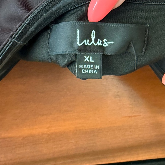 Lulus Attentive Allure Black Strapless Rosette Bodycon Mini Dress 🖤 - Picture 7 of 8